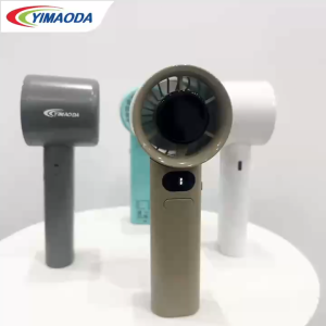 YIMAODA Mini Fan USB Handheld Stand up Desktop Fan Portable Strong Wind 120 Speed High Speed Fan Digital Display Adjustable Wind Speed Turbocharged Fan Suitable for Outdoor Space Adjustment and Rapid Cooling Durable and Convenient Fan M11