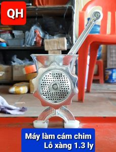 Máy làm cám chim cối 6 bằng nhôm lỗ xàng 2.0ly làm cám chào màochòekhứu vv