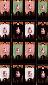 BAJU KAOS WANITA OVERSIZE BASIC LENGAN PENDEK PRINTING DTF LOTSO STRAW KATUN COMBED JUMBO BLUS KAUS