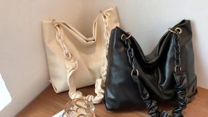 Aldawaar Beg Tangan Wanita Beg Bahu Jinjing Silang (Travel Bucket Sling Dinner Bag Shoulder Tote Handbag) 4Y3