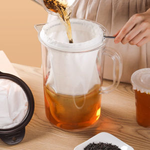 1 Set Saringan Teh Tarik / Saringan Tahu Bahan Kain Stainless Saringan Kain / Cloth Filter 18.5cm