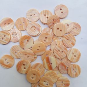 ISI 144pcs KANCING BAJU/KANCING KEMEJA MOTIF KAYU UKURAN 13mm/15mm