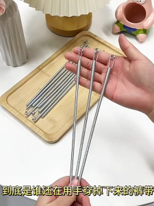 SEA JJTเครื่องมือร้อยด้ายเชือกสปริงแบบยืดหยุ่นเพื่อการปรับยางยืดขอบกางเกง