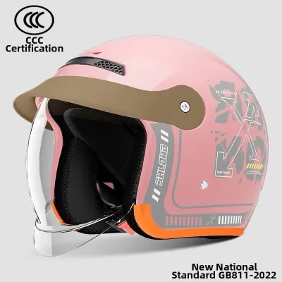 ROMADA | Electric Vehicle and Motorcycle Helmet Warm Windproof Half Helmet