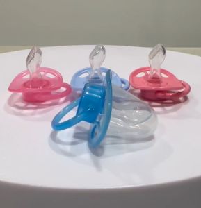 Orthodontic Flat Head Newborn Baby Kids Silicone Pacifier Infant Teat Soother BPA Free