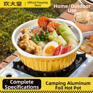 COOKER KING | Disposable Aluminum Foil Pot for Outdoor Use