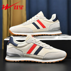 Double Star Mens Casual Running Shoes Breathable Comfortable Sporty Low Top Shoes with Supportive Lightweight Features