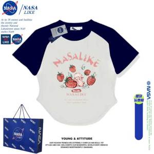 Áo Thun Cotton NASA Pure Cotton Slim Fit Short Sleeve Dành Cho Nữ Mùa Hè Thiết Kế Cảm Giác Nhỏ Gọn Vai Ngắn Áo Thun Nữ