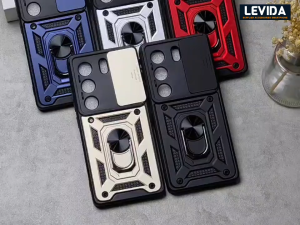 Itel Power 70 4G Case Robot Ringstand Slide  Itel Power 70 4G