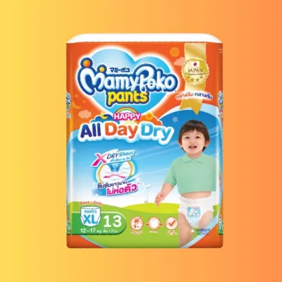 MamyPoko Happy All Day Dry ผ้าอ้อมเด็ก กางเกงผ้าอ้อมสำเร็จรูป มามี่โพโค มามี่โปะโกะห่อเล็ก