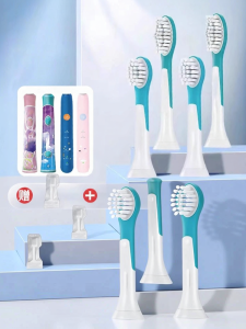 หัวแปรงสีฟันไฟฟ้าสำหรับเด็ก Philips HX6320/6321/6322/6340 หัวเปลี่ยน 2855 นุ่ม ทำความสะอาดลึก แปรงสีฟันอัจฉริยะ