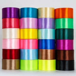 25Yards/Roll 5cm ribbon satin ribbon decorative ribbon gift packaging Ribbons roll fabric
