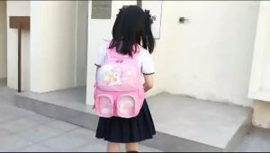 Tas Ransel Anak Sekolah Paud TK Laki Laki dan Perempuan Model Kantong Transparan