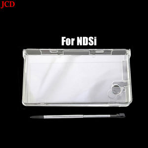 JCD Transparent Crystal Case Clear Hard Cover Shell For DSL NDS Lite NDSL for DSi NDSi Console & Touch Screen Pen