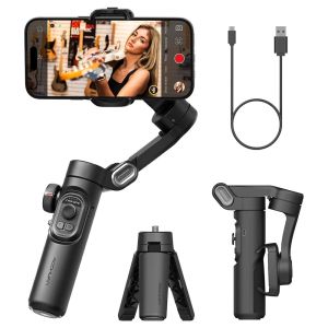 AOCHUAN 3-Axis Handheld Gimbal Stabilizer SmartXE for Smartphone for iPhone Android AI Face Tracking Tk Vlog
