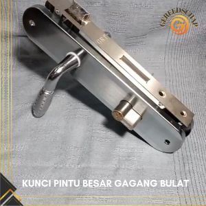 Kunci Pintu Besar Gagang Bulat Full Set Handle Pintu Murah