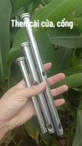 Then Cài Cửa Cổng thanh chốt cửa  Thép mạ Niken 17 & 22 & 28 cm