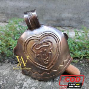 Bel Lonceng Pintu Rumah Kuningan Klontong Sapi No 4 Antik 1 Pcs