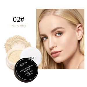 Phấn Phủ Dạng Bột Lì Chuyên Nghiệp QIBEST Che Phủ Hoàn Hảo Chống Nước Kiềm Dầu Tạo Lớp Nền Trong Suốt Cố Định Lớp Trang Điểm 6g