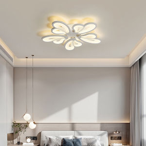 LANTU 100CM LED Ceiling Light - Remote Dimming 180W Tricolor Design Modern Bedroom & Living Room Lamp Fixture