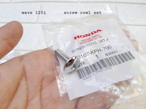 SCREW COWL SETTING 6x20 genuine Honda wave 125i NOTE SOLD PER PIECE❗️Original parts