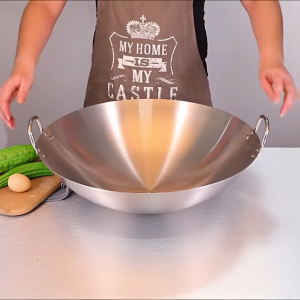 Wajan PREMIUM / Kuali Stainless Steel sus 410 / Wok Kuali PENGGORENGAN Anti LENGKET MASAK Oseng