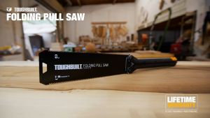 TOUGHBUILT Folding 10" Cross-cutting Pull Saw TB-H4-21-2X Japanese Style Handle Wooden Tenon Handsaw