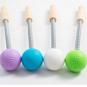 มีดตีนแมวแบบมีดหน้าม้าไม้พร้อมสปริง อุปกรณ์การรักษาด้วยไฟฟ้าแบบมืออาชีพสำหรับบริการสปาและนวด