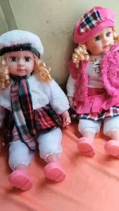 Búp bê to cao 55 cm khi ngồi mình bông mềm tự phát nhạc khi chạm vào / giao màu ngẫu nhiên