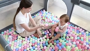 คอกกั้นเด็ก คอกเด็ก พับเก็บได้ ปลอดภัย วัสดุผ้าอ๊อกซ์ฟอร์ด มีประตู ระบายอากาศ ทนทาน ปลอดภัย