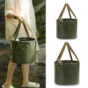 Xô Gấp Đa Năng 10L/20L Chống Nước Di Động Dùng Làm Chậu Rửa Cho Du Lịch Ngoài Trời Cắm Trại Đi Bộ Đường Dài Câu Cá Dụng Cụ Lưu Trữ Thân Thiện Với Môi Trường