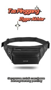 Tas Pria Selempang Casual Anti Air Pinggang Pria Slingbag Waistbag Slempang Pria