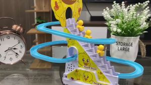 [HCM]Bộ Đồ Chơi Cầu Trượt Leo Thang Vịt Vàng Pokemon Chó Cứu Hộ Có Nhạc Dùng Pin - Mô hình leo cầu thang đồ chơi trẻ em có nhạc đèn