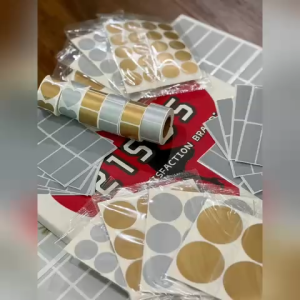 All Scratch Films Scratch Off Sticker DIY 21SOS Coating Scratch Adhesive Label 40pcs to 500pcs Per Set Roll Sheet Form Round Heart Rectangle Square Shape Fun Lucky Draw Premium Quality Gold Silver Scratch Stickers Labels Film 优质刮刮膜