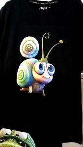 Kaos Pria Gambar 3D Premium Pumpkin Katun 24s H058 By Hans & Co