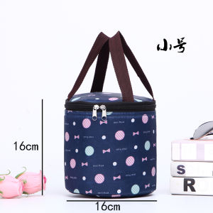 ถุงใส่กล่องอาหารถุงใส่ปิ่นโตถุงใส่ถังเก็บความร้อนถุงใส่อาหารทรงกลมสำหรับนักเรียนกล่องอาหารกลางวันกล่องอาหารกลางวันถุงเก็บความร้อนถุงใส่ข้าวและข้าว