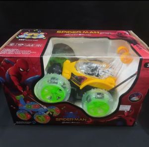 Mainan RC stunt car akrobatik 360 derajat musik lampu sepaket batre cas