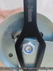 Multi Function Wrench Double Head Self Tightening Time-Saving Efficient Convenient Industrial Quality For Multi-Size Nuts