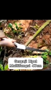 Gergaji Lipat Portable Multifungsi 47cm 210mm Super Tajam Folding Wood Saw Gergaji Kayu Serbaguna