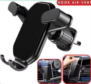 New Car Air Vent Hook Clip Smart Phone Holder Mobile Phone Mount Stand Car Accessories
