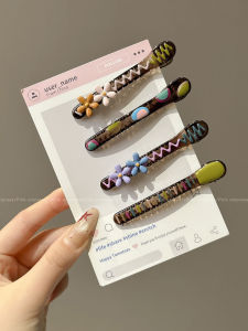 PINK EMPRESS | Forehead Bangs Clip Flower Edge Hair Clip
