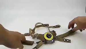Tactical Helmet Hanging System Wendy Suspension Lanyard Chin Strap for Wendy FAST MICH Helmet with Adjustable Straps and Dots