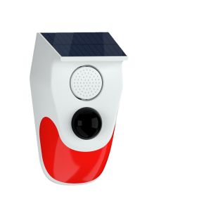 SANX Outdoor Waterproof Wireless 120dB Charging Security Sound Alarm Detector PIR Motion Sensor For Home Burglar alarm system