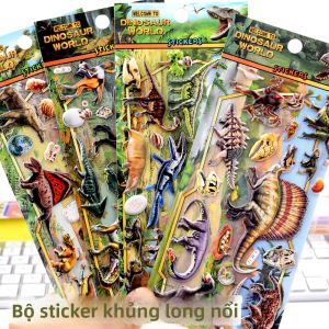 Shanle | 3D Dinosaur Cute Bubble Reward Stickers