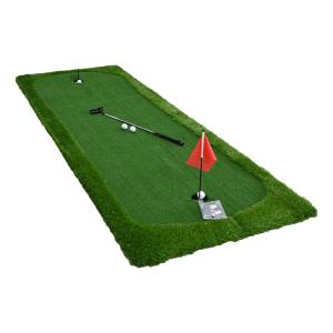 B·C·GOLF | Indoor Putting Practice Mat with Artificial Green and Dual Holes