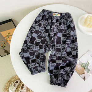 Casual Trendy Autumn Winter Childrens Pants with Prints