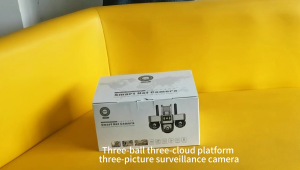 ตัวเลือกหลัก! กล้องวงจรปิด V380pro 4G กลางแจ้ง ไร้สาย [3 เลนส์ PTZ] ติดตามคนอัตโนมัติ-มีเสียงสองทาง ตั้งง่าย ใช้ได้ทุกที่ แข็งแรงทนทาน