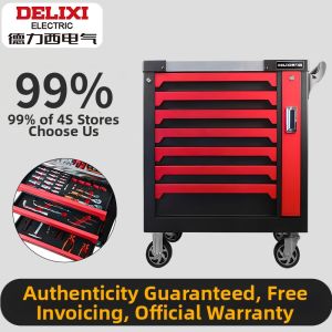 Delixi | Auto Repair Mobile Rolling Tool Cart and Cabinet
