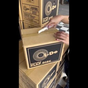 จานทรายซ้อน ใบทราย ซ้อน หลังอ่อน ขนาด 4 นิ้ว เบอร์ 80120180240320400 แบรนด์ i-De ( ราคาต่อ 1 ใบ)