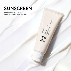 简素净 | SPF 50+ Sunscreen with Rice & Probiotics Moisturizing Lightweight Broad Spectrum Sun Block for All Skin Types Korean Skincare